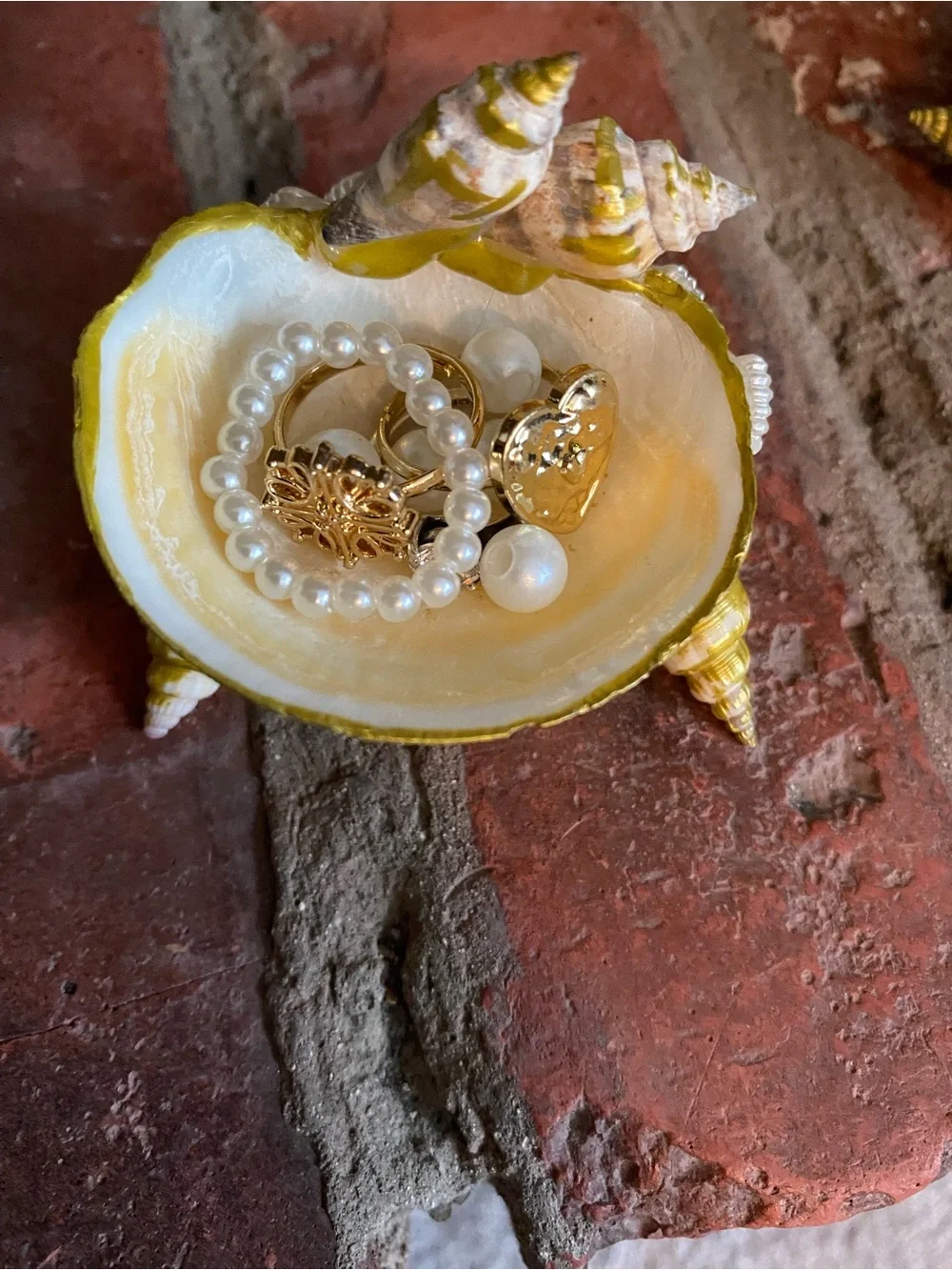 Seashell Ring Holder